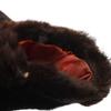 Rabbit Fur Fur Coat L Brown Women Used