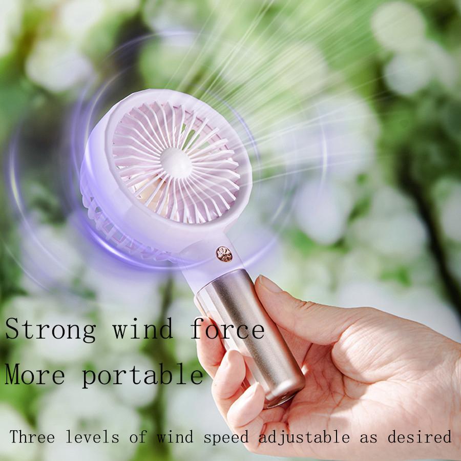 Xiaomi MEET SUN 3-speed Silent Small Handheld Portable Electric Fan Desktop USB Charging Sports Pocket Mini Fan