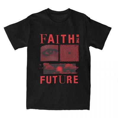 Louis Tomlinsons Faith Future Accessory Shirt Men's and Women's Vintage Cotton Print High Quality Cotton Top