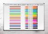 Shuttle Art Whiteboard Erasable Marker with for and LED Suitable for and Markers, Pens, 60-Pack (15 Colors), Magnetic, Eraser, Whiteboards, Glass,