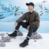 Snow Boots for Men & Women: New Outdoor Winter Style, Non-Slip, Waterproof, Warm Cotton Lining, Perfect for Hiking & Casual Wear.