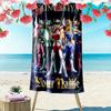 Name Custom Saint seiya Print Beach Towel, Large Soft Quick Dry Towel for Beach Camping Swimming