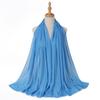 New Malaysia-Indonesia Pearl Chiffon Gypsy Hot Diamond Headscarf, Spring and Summer Long Ladies Hijab Scarf