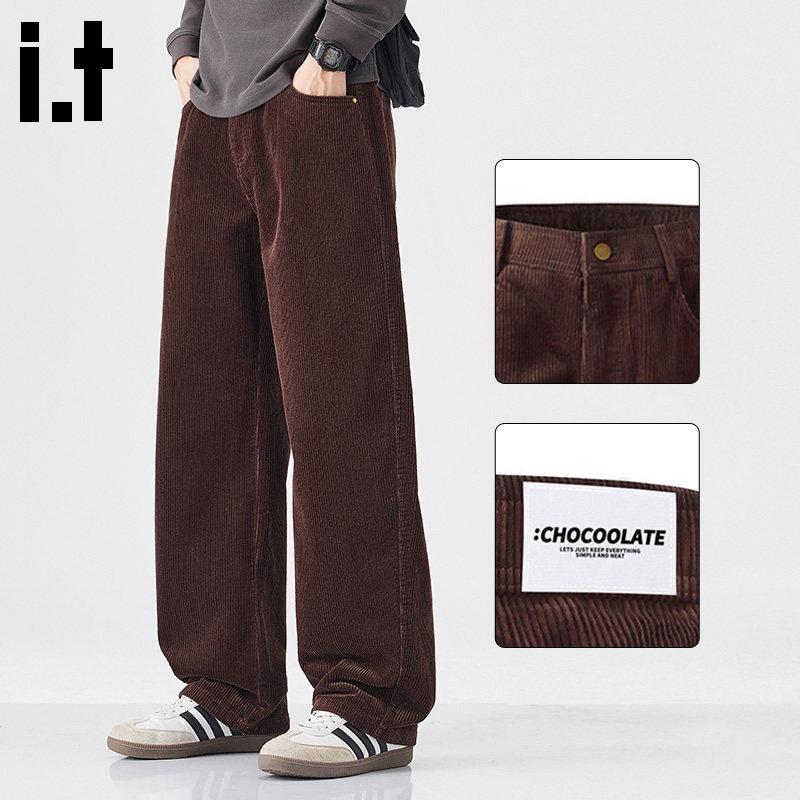 Мужские зимние хлопковые вельветовые повседневные брюки свободного кроя 28