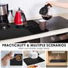 Coffee Machine Silicone Mat Tray Bar Fruits and Vegetables Drain Pad Coffee Powder Pad Dining Table Insulation Protection Pad