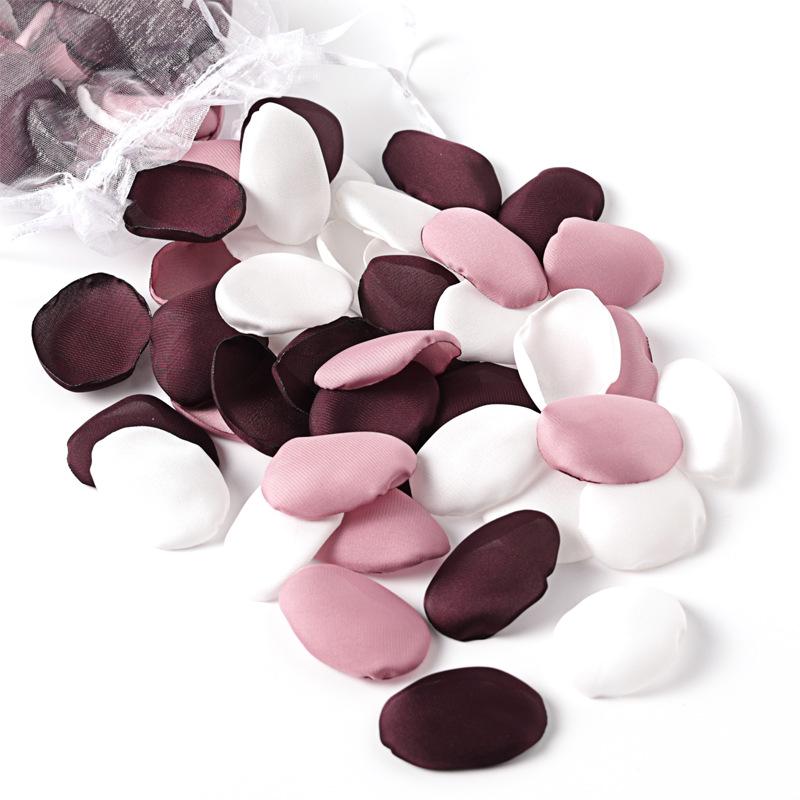 Silk Rose Artificial Flowers - Baked Edge & Burned Petals for Wedding, Valentine's & Party Decor