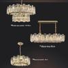 2025 Modern Minimalist Crystal Chandelier for Living Room, Bedroom & Dining