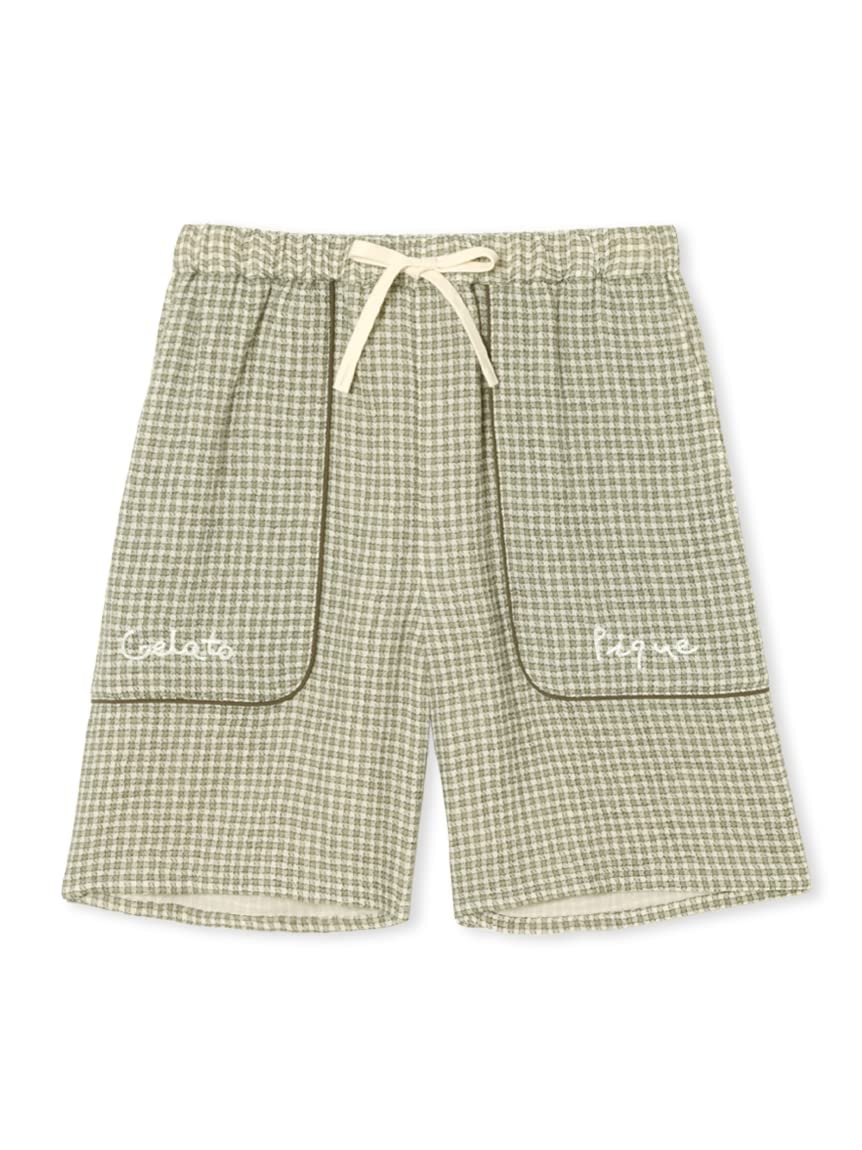 

Gelato Pique HOMME Double Gauze Check Shorts PHFP232973 Green Men s зелений
