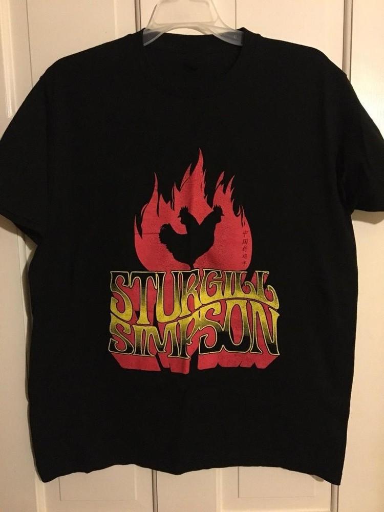 Vintage STURGILL SIMPSON High Top Mountain Shirt Black Unisex S-5XL Unisex T-Shirt M