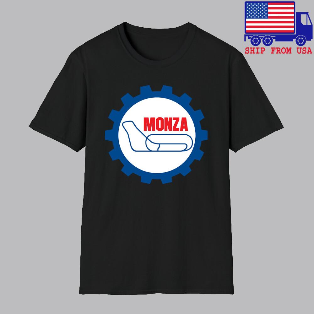 Monza Circuit Racing Car Motorcycle Men#039;s Black Size S5XL Unisex T-Shirt XXXXL