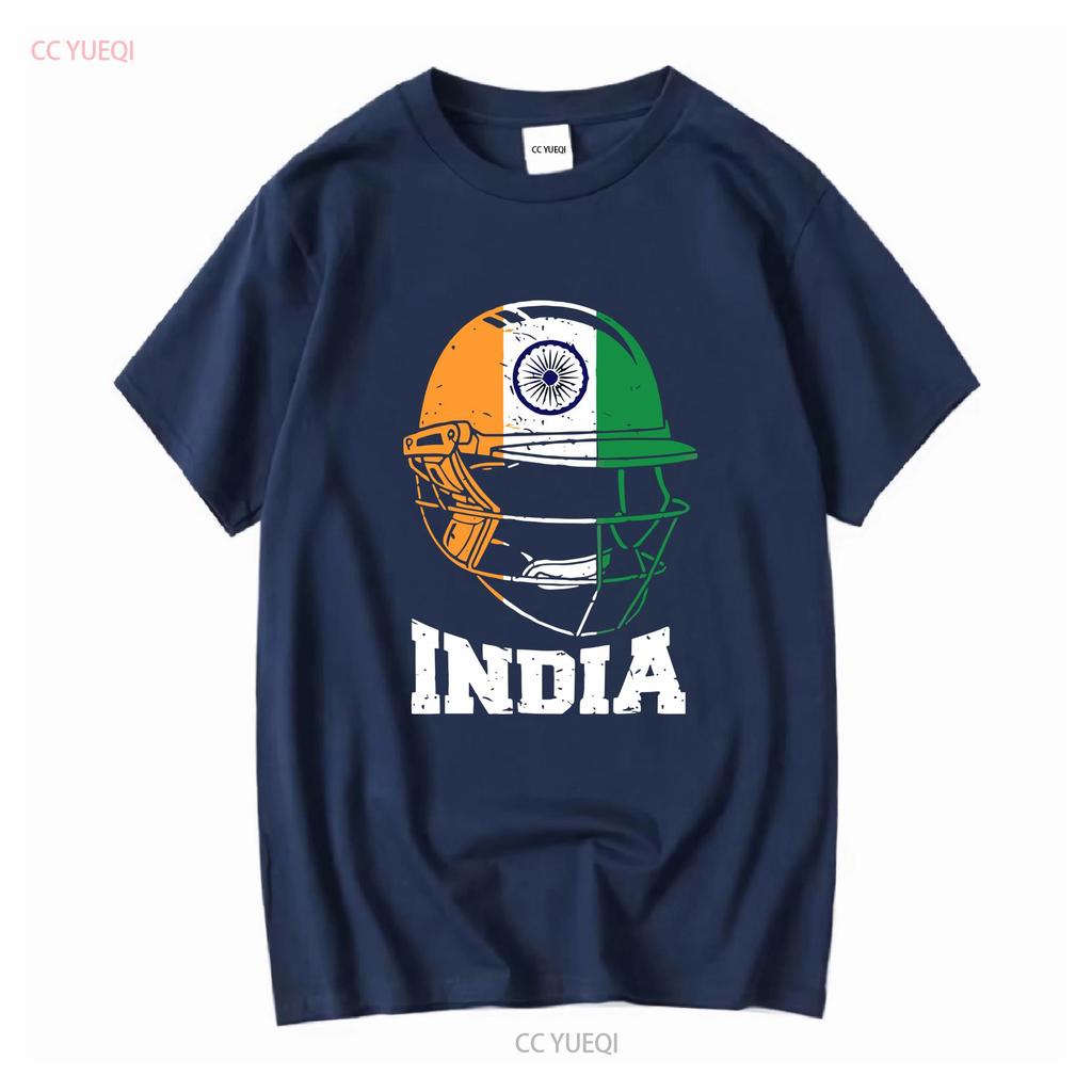 India Cricket T Shirt for Fans Jersey Indian SweaT 16716 vintage Washed Stretched designer clothes Stylish Soft Slightly