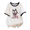 Women's Plus Size Mid-Length Slimming Loose Short-Sleeve Round Neck T-Shirt