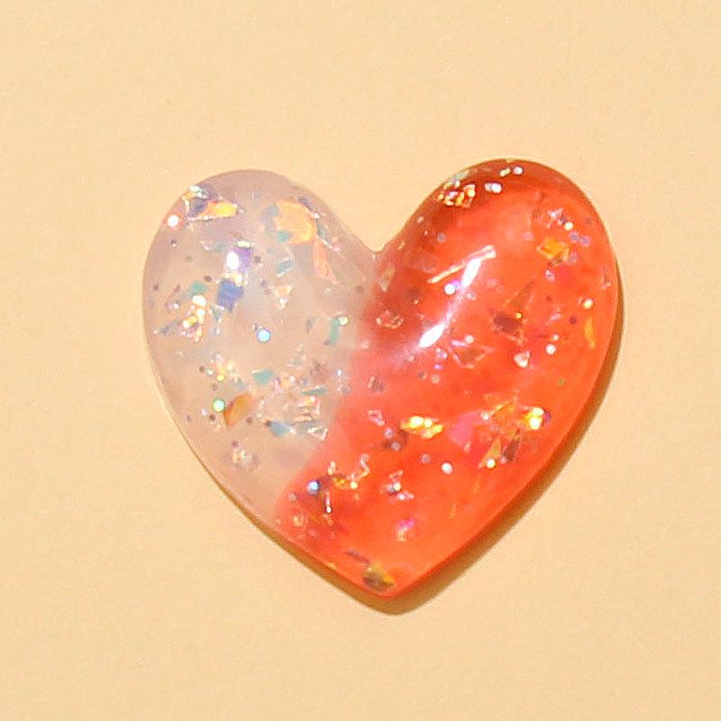 In Stock: Heart-Shaped Resin Jewelry & Accessories for DIY - Earrings, Pendant, Phone Case, Slippers & More