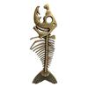 Artistic Skeleton Style Opener Vintage Fish Bone Bottle Opener, Heavy Duty Beer Cap Rustic Remover, Professional Kitchen Gadget for Home Bar