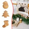Coaster Base Bamboo Christmas Themed for Kids Adults Gift Dining Handmade Multipurpose DIY