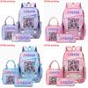 3PCS K-POP Girl Group Pattern Backpack Set for Fans Perfect Gift Idea with Eye-Catching Design