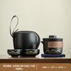 Outdoor camping tea making Yanhe Aoyama bird travel tea set activities business meeting souvenir