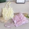 Elegant Polyester Shoulder Bag With Hidden Pockets For Work And School