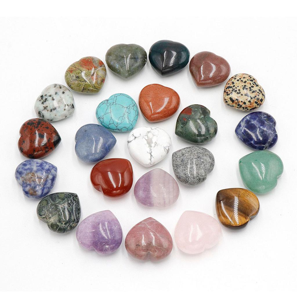 1pc Natural Clear Quartz Crystal Love Heart Home Decoration Chakra Healing Reiki Gemstone Agate Mineral Specimen Pecimen Gifts