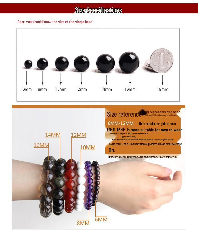 Black Myth Wukong Obsidian Perlenarmband: Viel Glück Sechs-Silben-Mantra Silberobsidian Buddhistische Perlen für Männer und Frauen.