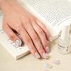 Too Cool For School Real Wear Nail Tips Round Square Cotton Candy