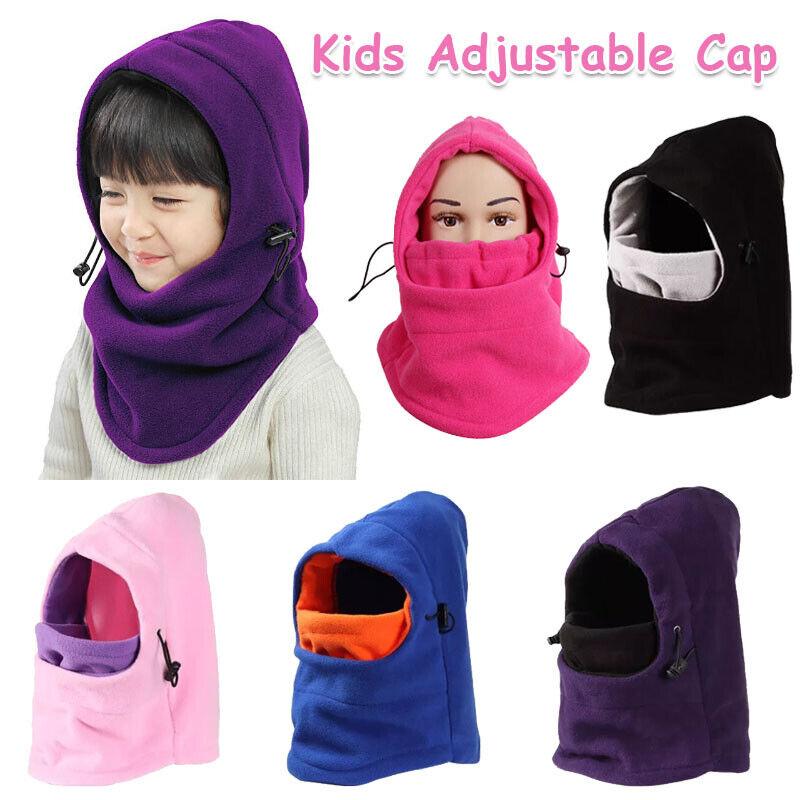 

Кемпинг и пешие прогулки и езда на велосипеде Ветрозащитный полный лицевой покров Шляпа Дети Зимние шляпы Детские зимние шляпы, Флисовая подкладка Девочка