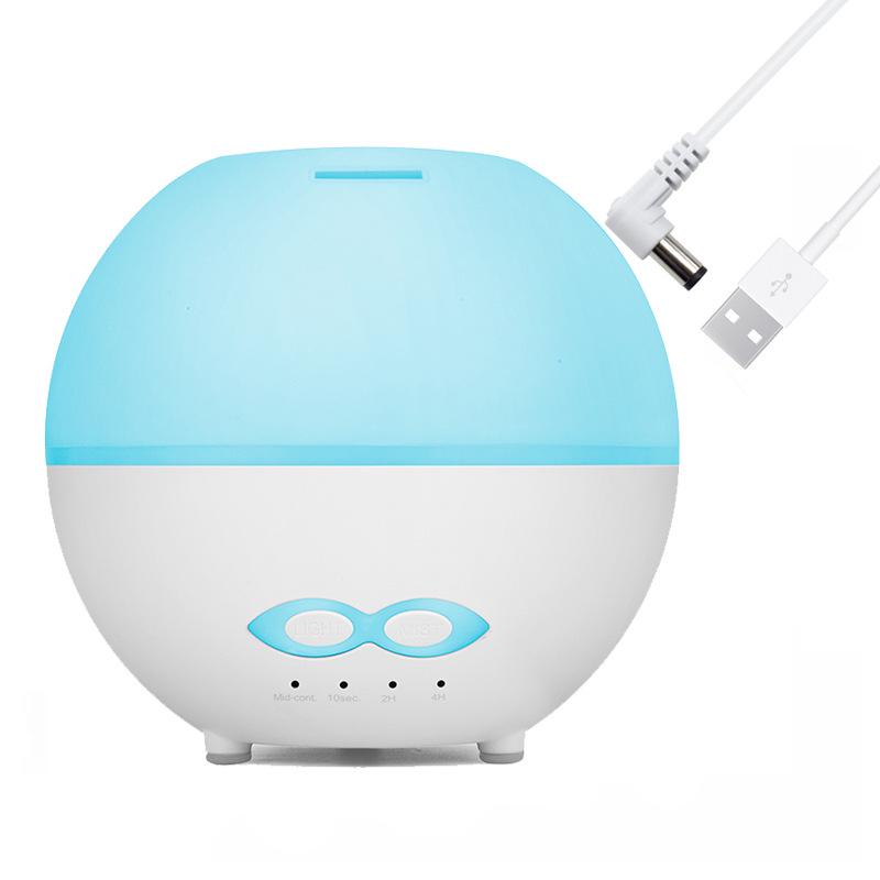 

Круглый ультразвуковой аромадиффузор 400 мл и красочный ночник European Plug