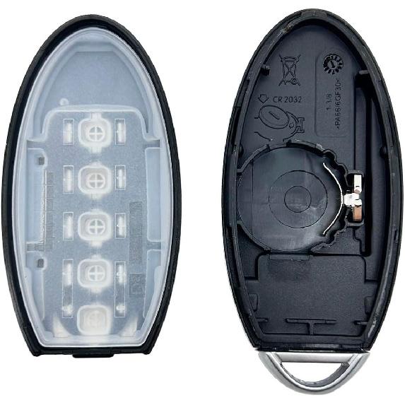 Smart Replacement Key Fob Cover Case fit for Nissan Altima Sentra Rogue Pathfinder Murano Armada Maxima Versa Infiniti QX60 QX50 QX70 JX35 Keyless