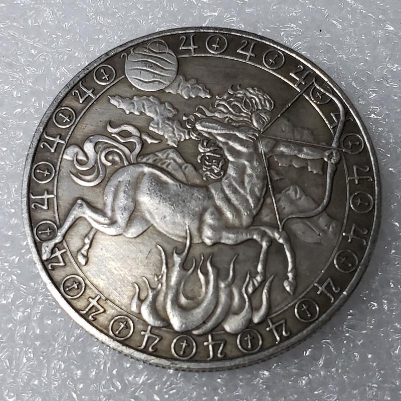 Avrupa & Amerikan Zodyak Antik Gümüş Paralar - Güneş Tanrısı Tarot Koleksiyonluk