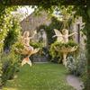 Vintage Ballet Dancer Hanging Planter Elegant Mermaid Plant Holder Flower Container  Indoor Decor