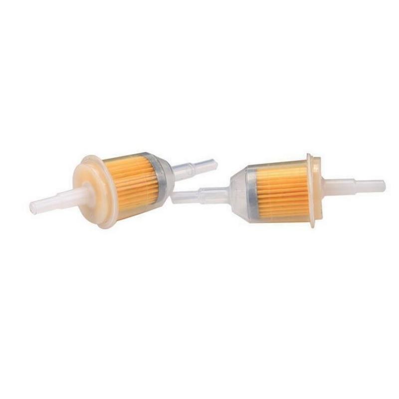 1/4" 6mm/8mm Inline Gas Fuel Filter for Honda Small Engine Mower 10 Plastic Orange Universal Automotive Tools Car Accessories Fuel Filters5