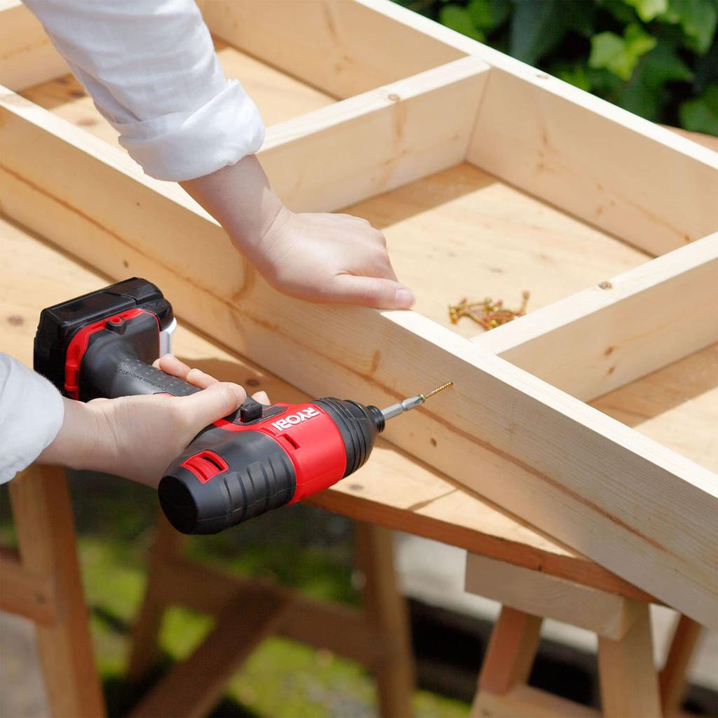 Box Ryobi Akku-Schlagschrauber 4988246 Griff leichtes 1kg Modell empfohlen für Heimwerker Schraubenanzugskapazität Kleine Schrauben Normale Schrauben Schrauben