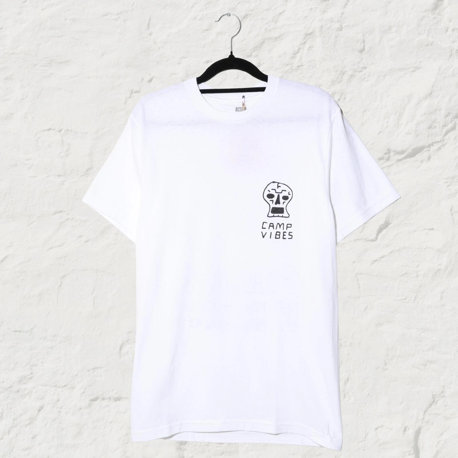 Poler Nowhere Graphic Tee White Outdoor Camping T-Shirt S M