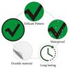 8 Sheets Plastic Waterproof Self-Adhesive Picture Stickers Cartoon Decals for Kid's Art Craft Symbol 150x150mm Sticker: 25mm