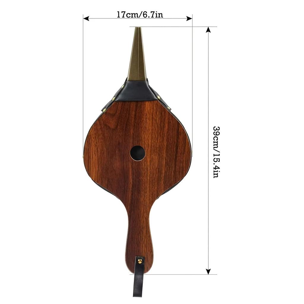 Portable Fireplace Blower Bellows Hand Wooden Vintage Antique Traditional Blowe Barbecue Supplies Large Medium and Small Sizes