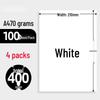Green Shade A4 Printing Paper - Full Box of 2500 Sheets, 70g Copy & Exam Paper, 80g Thickened Draft & Office Paper