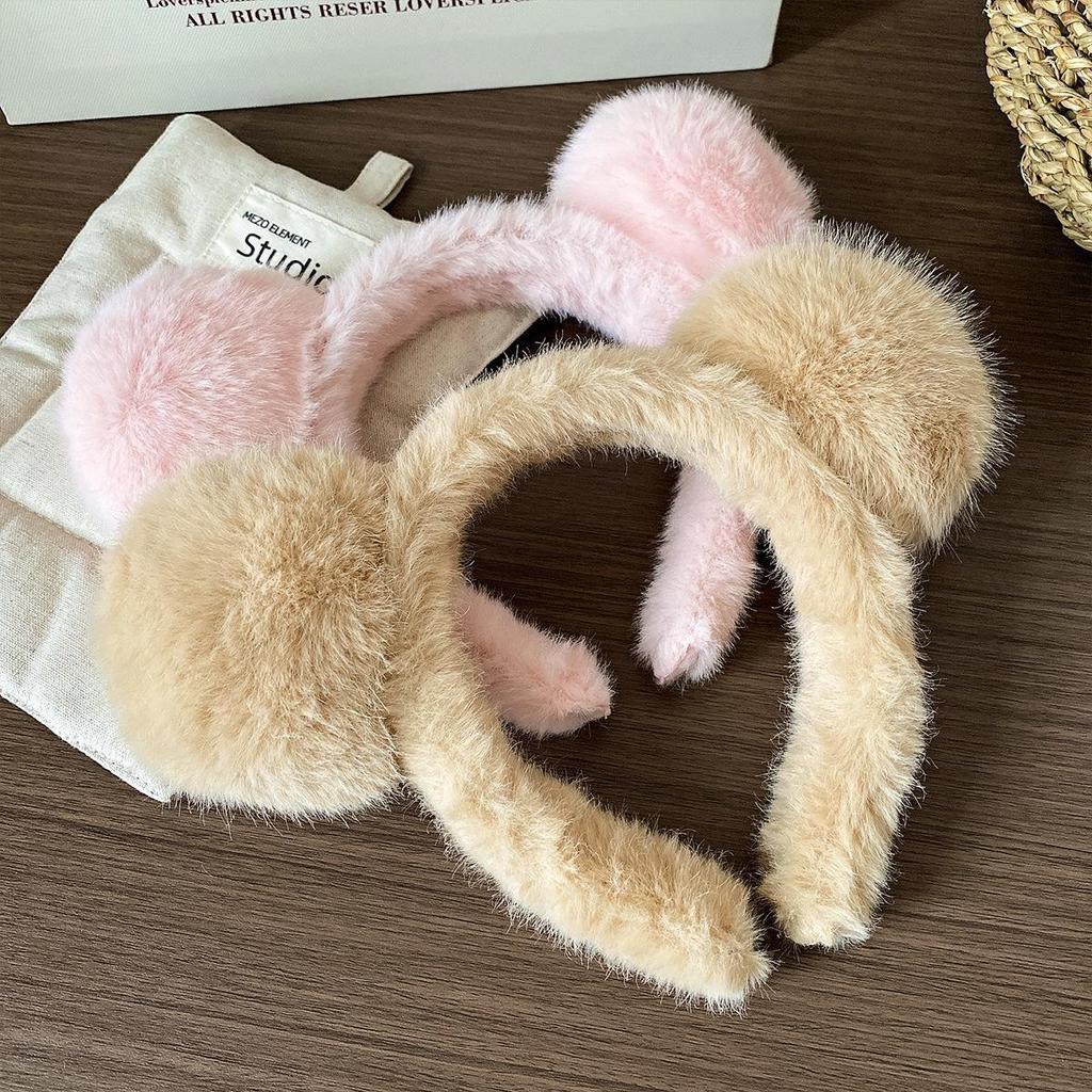 2025 Multi-color Kitty Bow Headband: Cute Cartoon Plush for Women