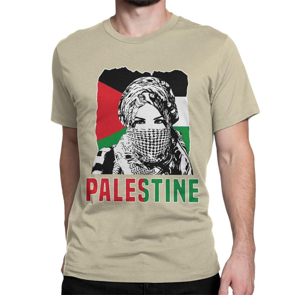 Men Women Shemagh Palestine T Shirts Arabic Hatta Kufiya Keffiyeh Cotton Tops Funny Short Sleeve O Neck Tees Party T-Shirts