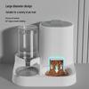 2-in-1 Pet Feeder & Waterer: Automatic Cat & Dog Food and Water Bowl