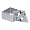 Cake Mousse Ring Mold Stainless Steel Dessert Rings Cake Cutter for Salads Pastries Baking ToolSquare: 4x8cm