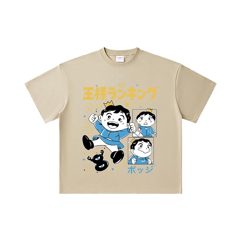 260 GSM Double Yarn 32 Count 100% Cotton Ousama Ranking V2 Print Unisex Heavy Cotton T Shirt