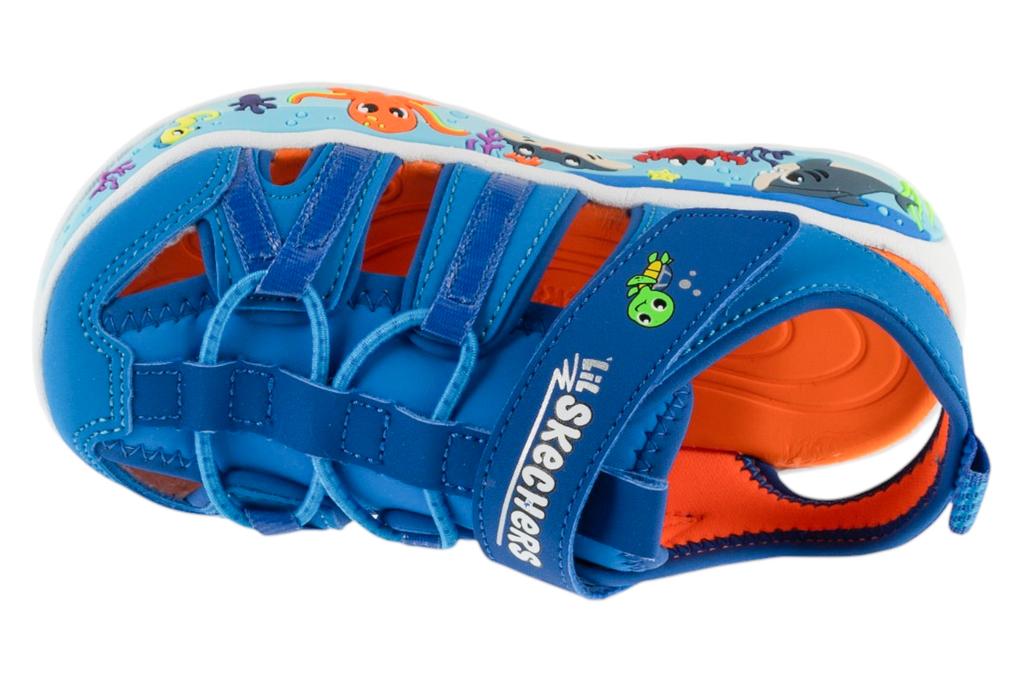 Skechers Play Scene Splash, for Boy blue Sandals
