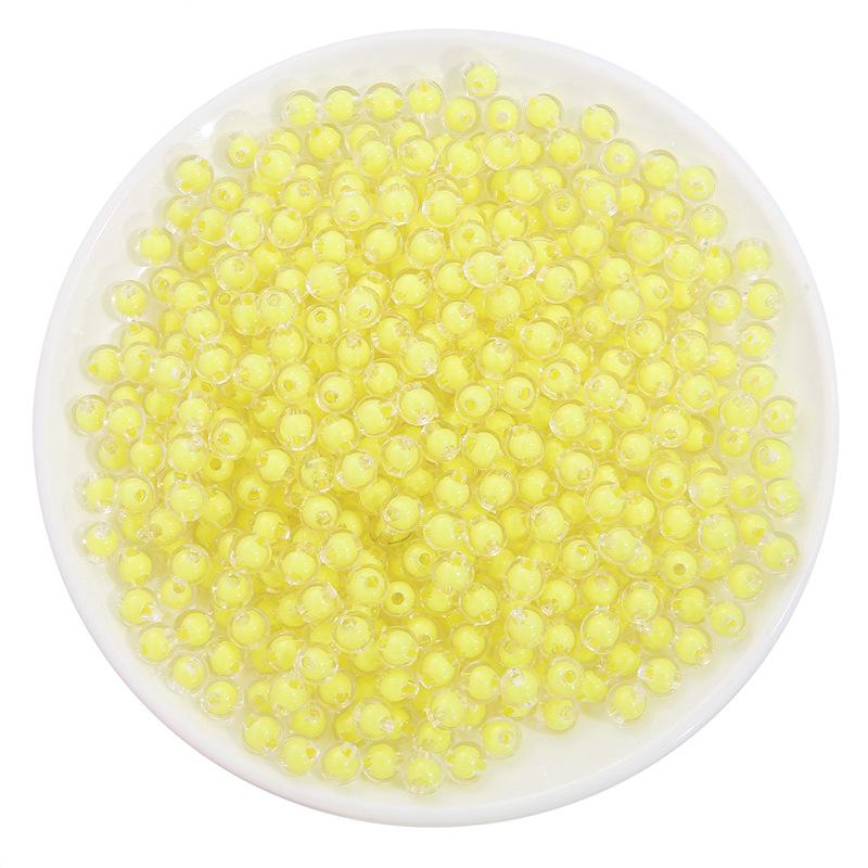 Frosted Acrylic Round Beads for DIY Jewelry and Beading Accessories