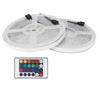 5050 300LED RGB Strip Lights IP65 12V Dimmable Color Changing Lamp Remote Control