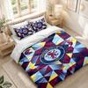 Set Biancheria da Letto 1 Copripiumino 2 Federe Stampa Calcio Aston Villa Camera da Letto Decorazione Casa