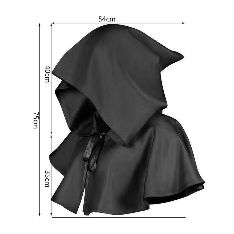 Halloween Mittelalterliche Magische Nachtwanderer Kapuzenumhang Schal Kostüm