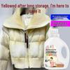 White Clothes Bleach & Stain Remover - Whitening, Yellowing Corrector, Strong Detergent for Dye and Stain Removal