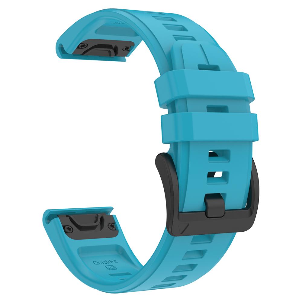 22 26mm Silicone Strap For Garmin Quatix 8/Tactix 8 7Pro/Fenix5 5x Puls 7 7x 6 6x 8 Pro 47mm 51mm/D2 Bravo Quick Fit Sports Band