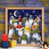 Full Square Round Diamond Painting Penguin Diamond Embroidery Animal Mosaic Handicraft Christmas Gift