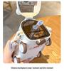 Portable Children's Straw Cup - Cute, Anti-Fall Kettle for School, Baby, Bus, or Car.